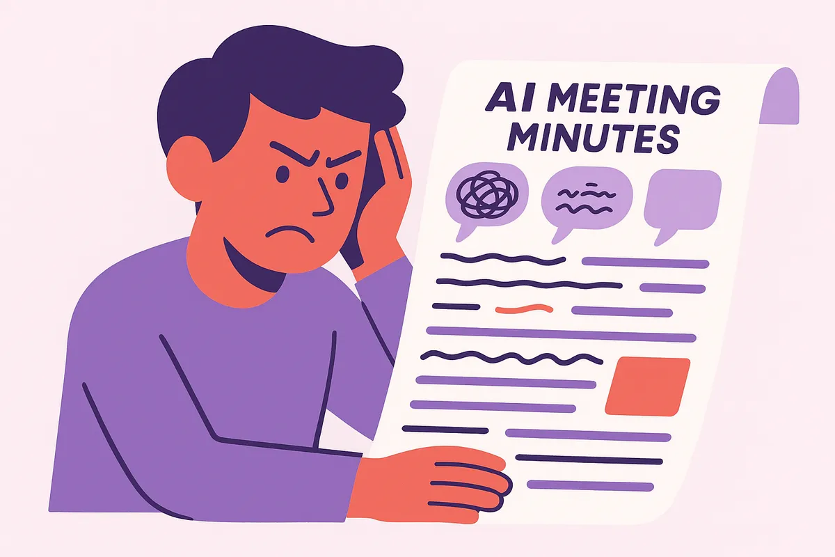 AI 회의록 오류, 프롬프트 한 줄로 50% 줄인 비결